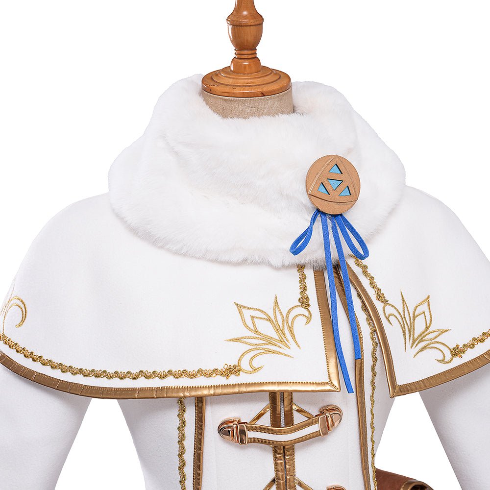 Traje de Invierno de Princesa Zelda - La Leyenda de Zelda Disfraz de Cosplay - Fantasia Cosera
