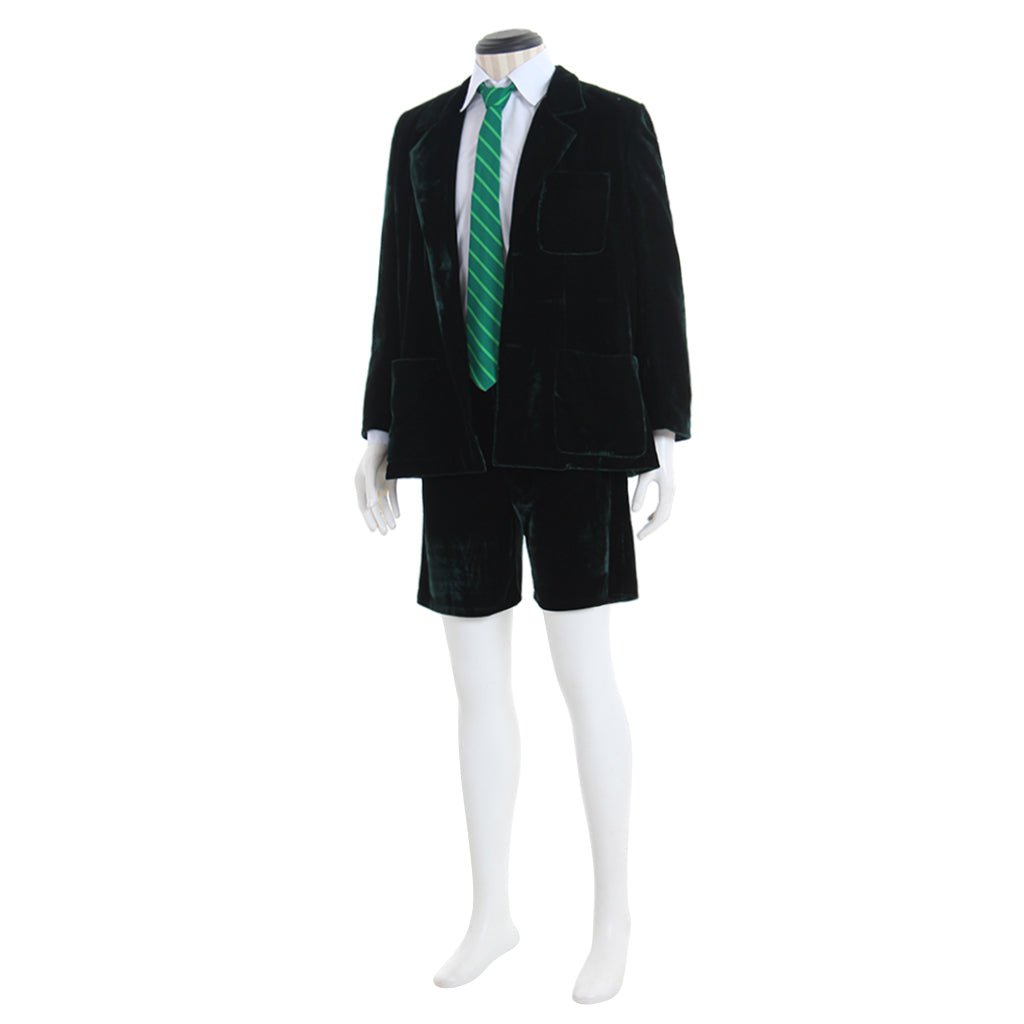 Traje de Cosplay de Angus Young de AC/DC – Conjunto de Abrigo de Terciopelo y Pantalones Cortos para Hombres/Mujeres - Fantasia Cosera