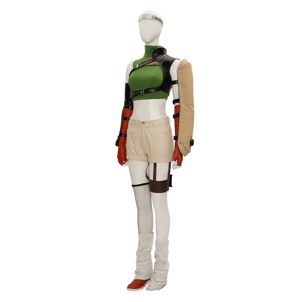 Traje de Cosplay de Yuffie Kisaragi de Final Fantasy VII - Outfit para Halloween y Festivales para Mujeres - Fantasia Cosera