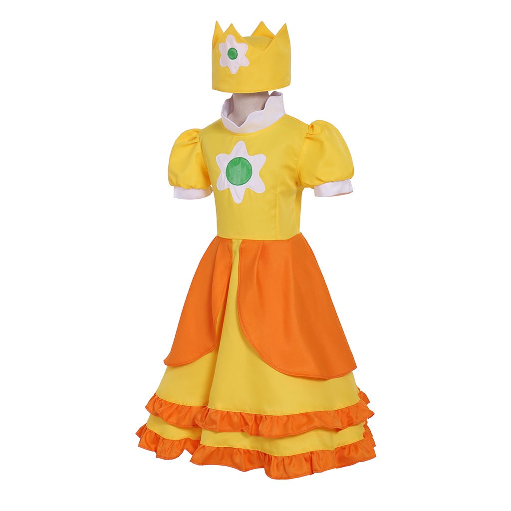 Disfraz de Princesa Daisy para Niñas - Vestido Lolita Bonito para Fiestas y Cosplay - Fantasia Cosera