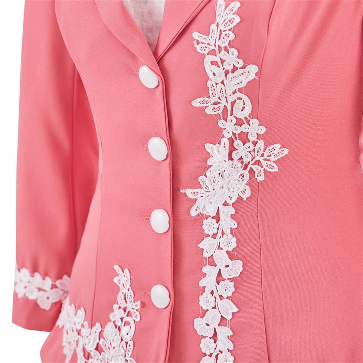 Traje de Cosplay Edward Rosa - Vestido de Cosplay, Elegante Conjunto de Falda Rosa - Fantasia Cosera