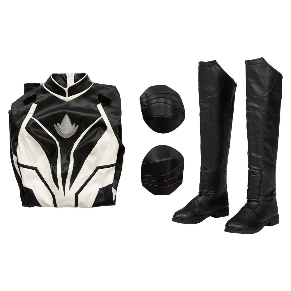 Traje de Cosplay Deluxe de Monica Rambeau de The Marvels - Captain Marvel 2 para Halloween - Fantasia Cosera