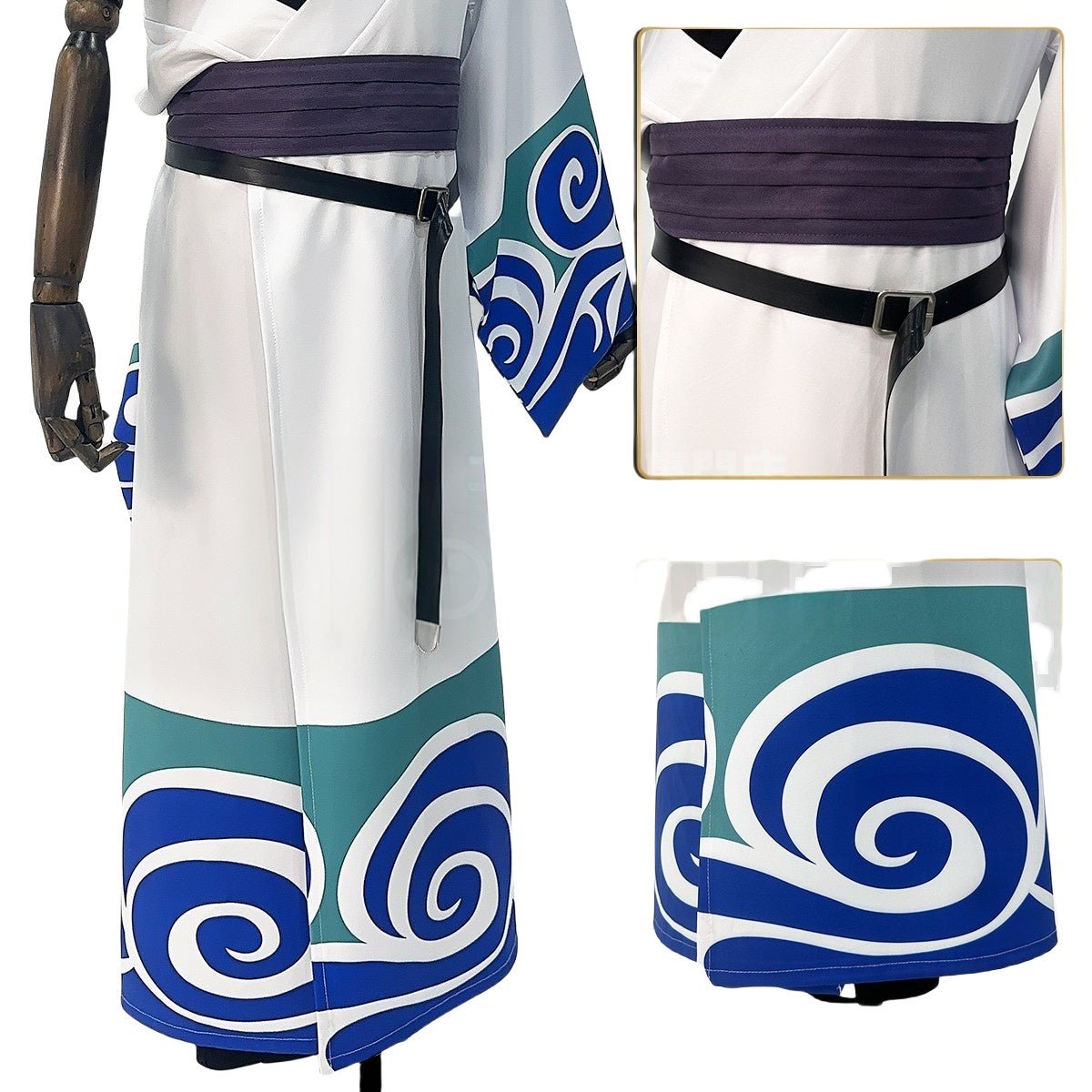 Traje de Cosplay Premium Sakata Gintoki - Outfit Anime Gintama - Fantasia Cosera