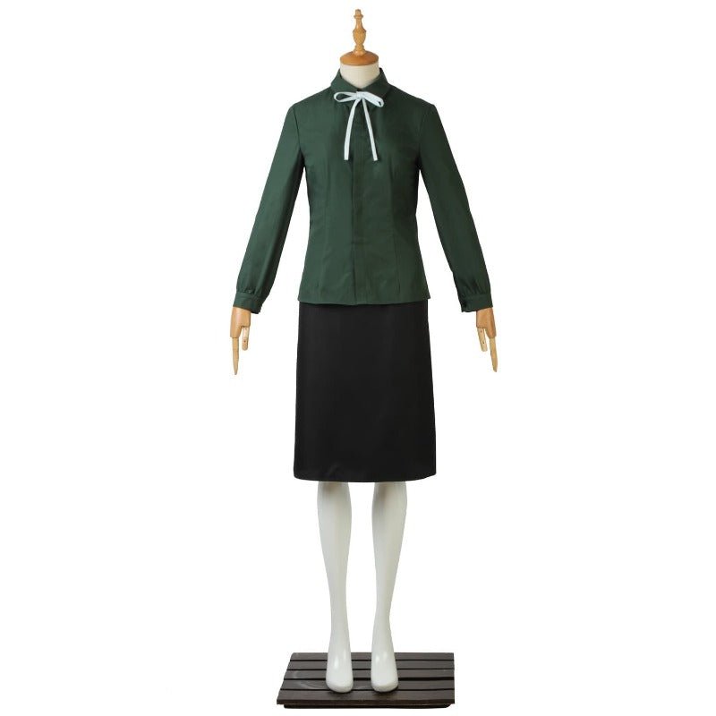 Traje de Cosplay de Saiko Yonebayashi - Abrigo Blanco y Peluca Azul de Tokyo Ghoul - Fantasia Cosera