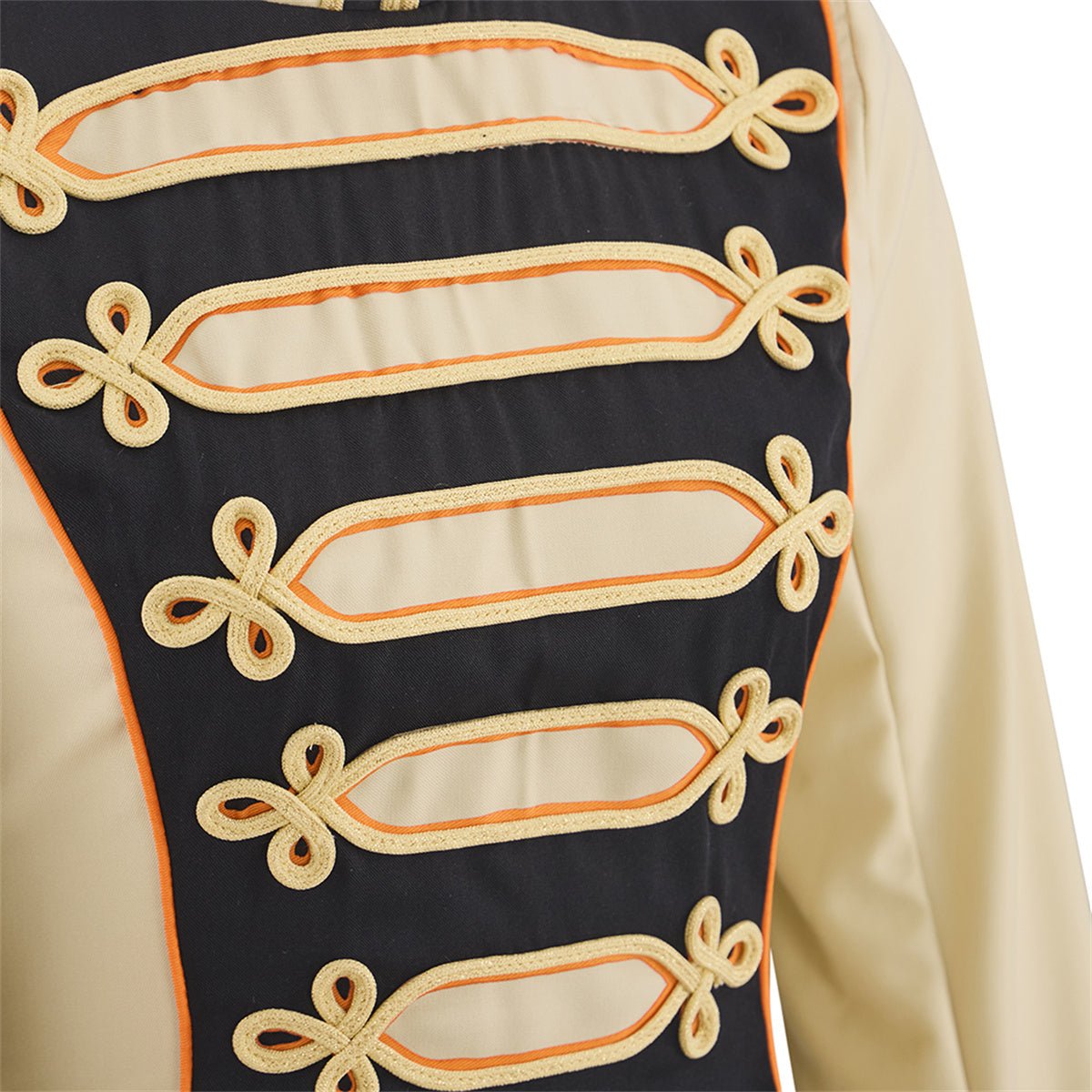 Abrigo Militar Beige de Longitud Media – Disfraz de Cosplay Medieval - Fantasia Cosera