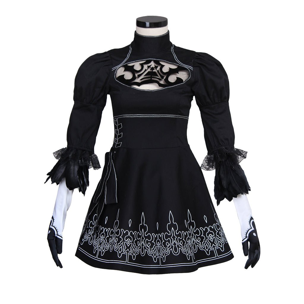 Traje de Cosplay de Nier Automata Yorha 2B | Serie de Cosplay de Juegos - Fantasia Cosera