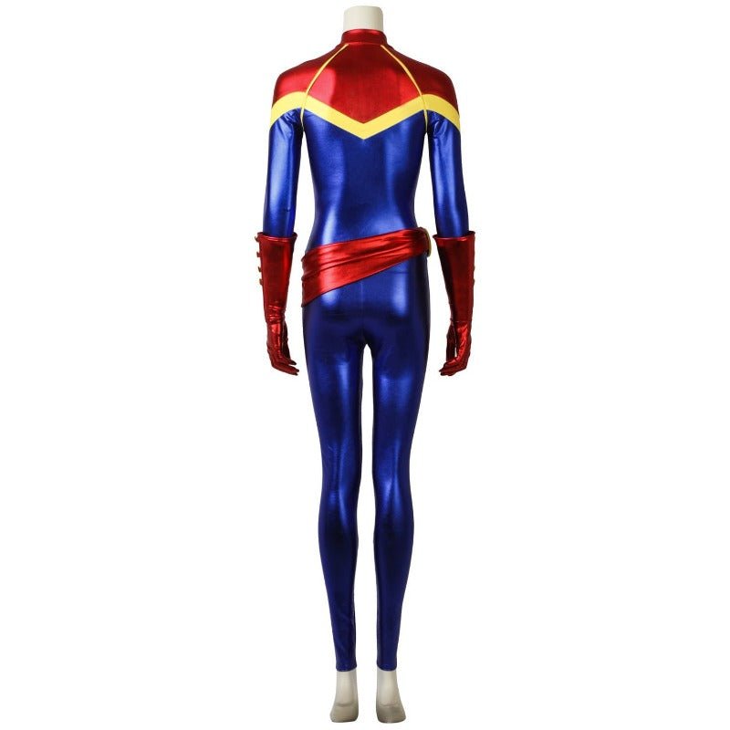 Traje de Cosplay de Superhéroe Capitana Marvel para Niños - Mono de los Vengadores para Halloween - Fantasia Cosera