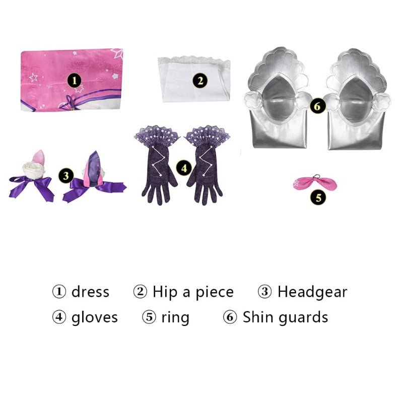 Traje de Cosplay de Mukuro Hoshimiya de Date A Live para Carnaval y Halloween - Fantasia Cosera