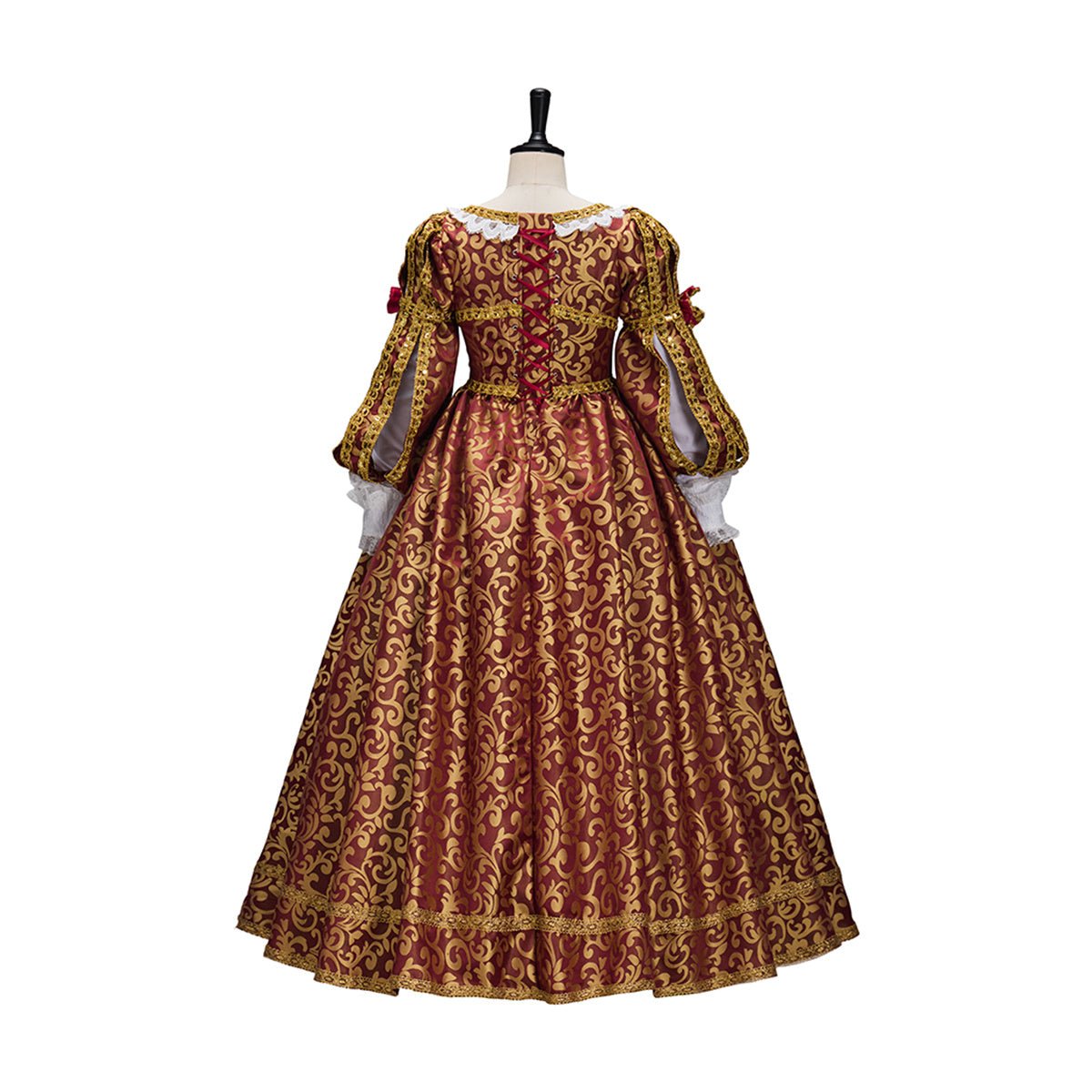 Capa Noble Dama Real Traje Cosplay – Elegante Vestido de Fantasía para Entusiastas del Cosplay - Fantasia Cosera