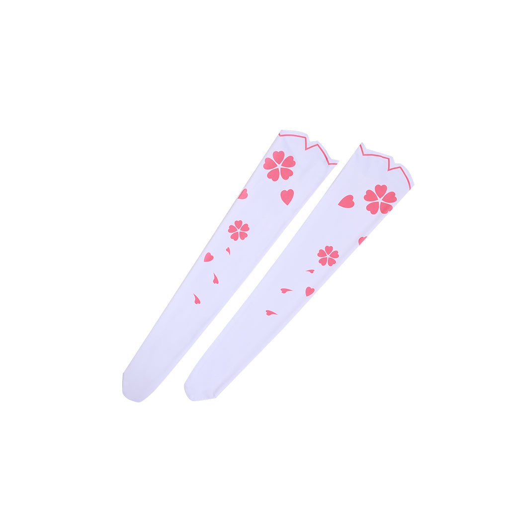 Vestido Rosa de Sakura Miku Hatsune Miku Vocaloid para Cosplay - Fantasia Cosera