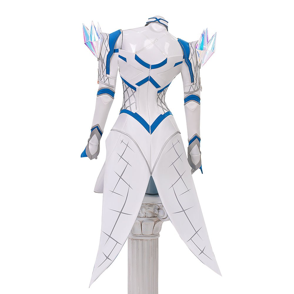 Traje de Cosplay de Emma Frost - Reina Blanca de Marvel Contest of Champions - Fantasia Cosera