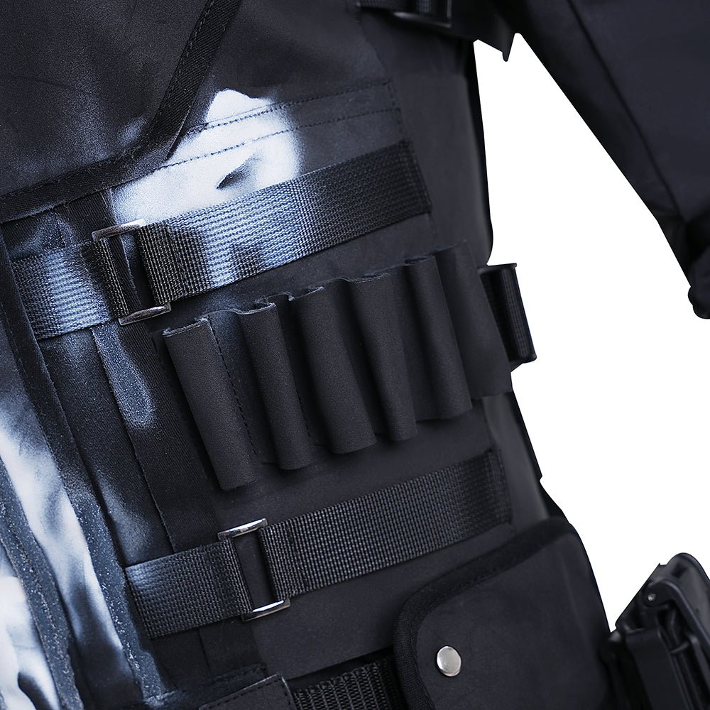 Traje de Cosplay Punisher de Daredevil: Nacido de Nuevo para Fans de la Serie de TV - Fantasia Cosera