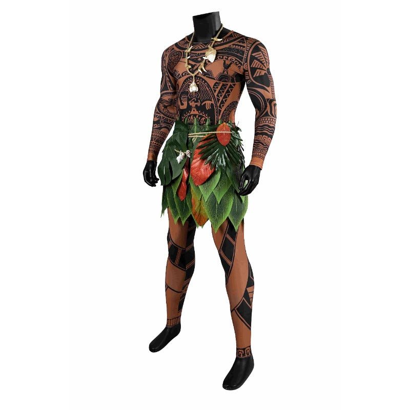 Traje de Cosplay de Maui de Moana para Adultos – Ideal para Halloween y Fiestas - Fantasia Cosera