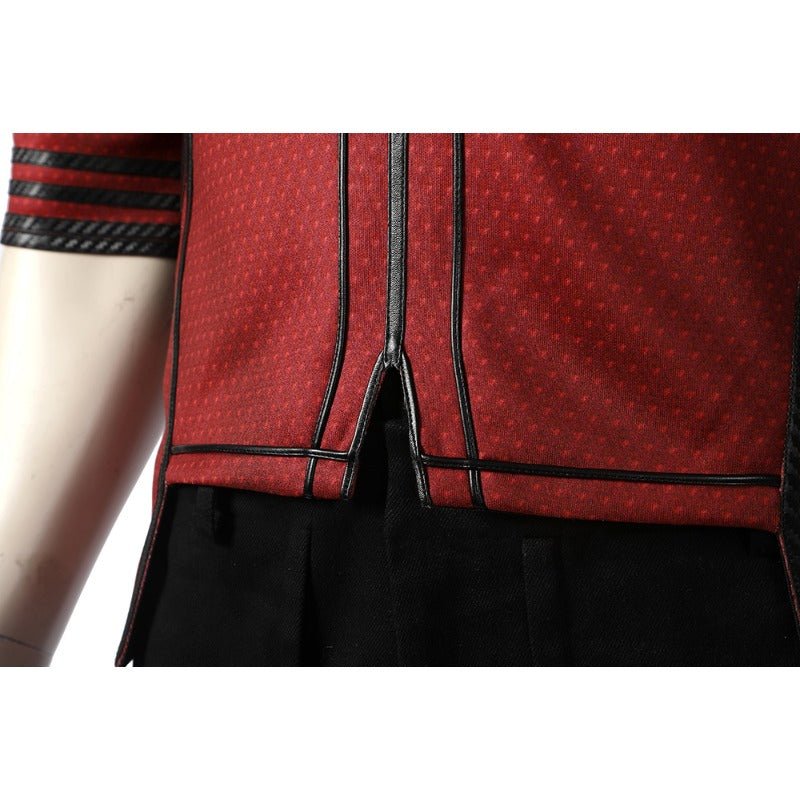 Traje de Halloween de Shang-Chi para Adultos - Chaqueta de Cosplay de Maestro de Kung Fu Superhéroe - Fantasia Cosera