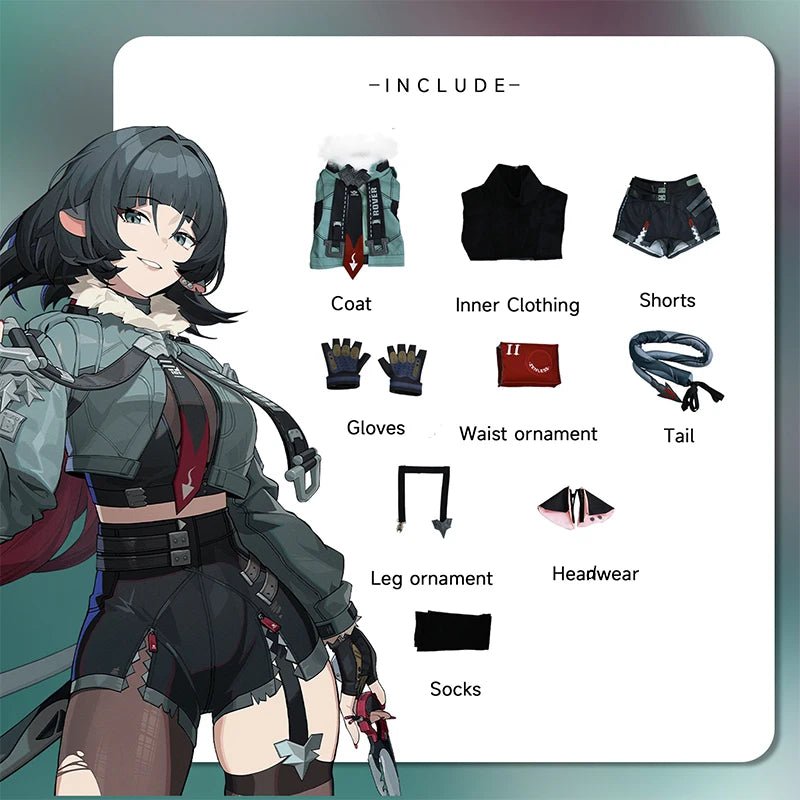 Traje de Cosplay de Jane Doe de Zenless Zone Zero - Uniforme de Agente de Anomalía Física para Mujer, Disfraz para Fiesta de Halloween - Fantasia Cosera