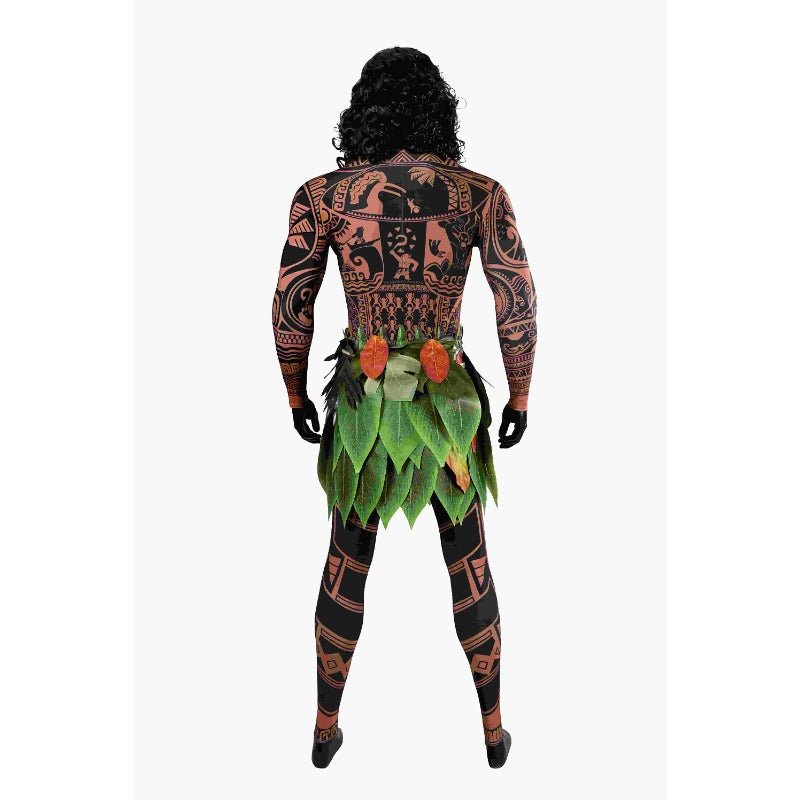 Traje de Cosplay de Maui de Moana para Adultos – Ideal para Halloween y Fiestas - Fantasia Cosera