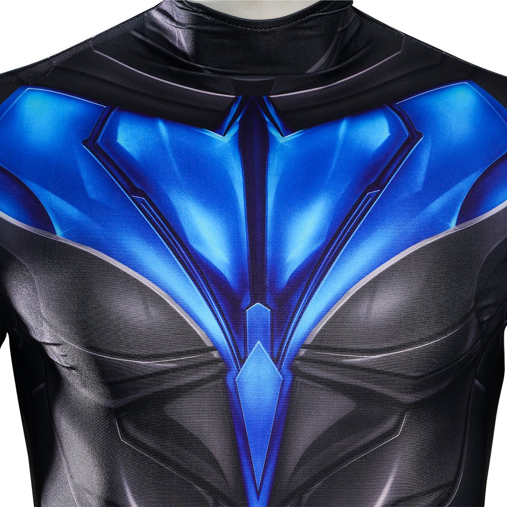 Titan—Traje de Nightwing - Traje de Cosplay Premium para Fans de Teen Titans - Fantasia Cosera