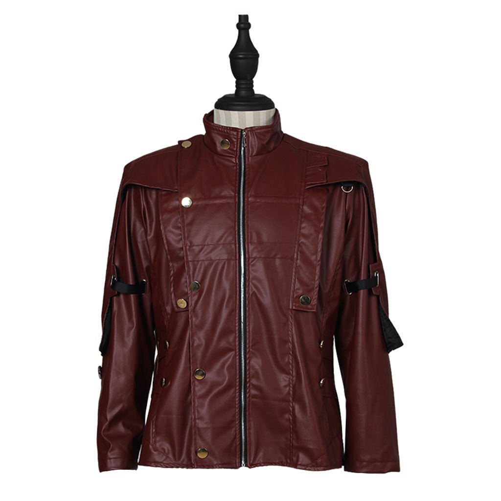 Chaqueta de Cuero Star Lord para Cosplay - Disfraz de Halloween de Guardianes de la Galaxia 2 por Fantasía Cosera - Fantasia Cosera