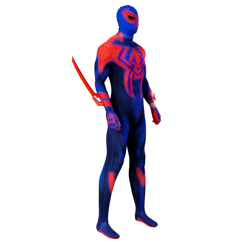 Traje de Cosplay de Spider-Man: Across the Spider-Verse con Capa - Fantasia Cosera