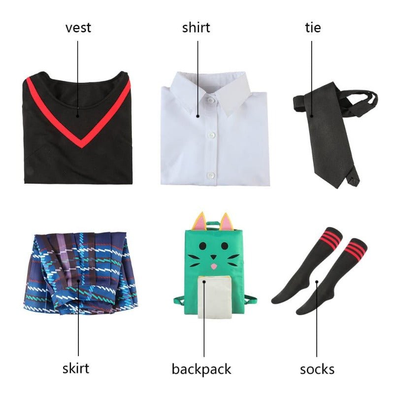 Traje de Cosplay de Peni Parker de Spider-Man: Into the Spider-Verse - Estilo Anime - Fantasia Cosera