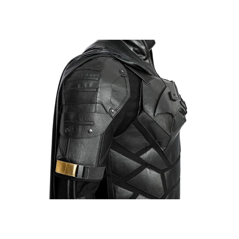 Traje de Cosplay de Piel PU de la Versión de la Película de Batman para Halloween y Fiestas - Fantasia Cosera