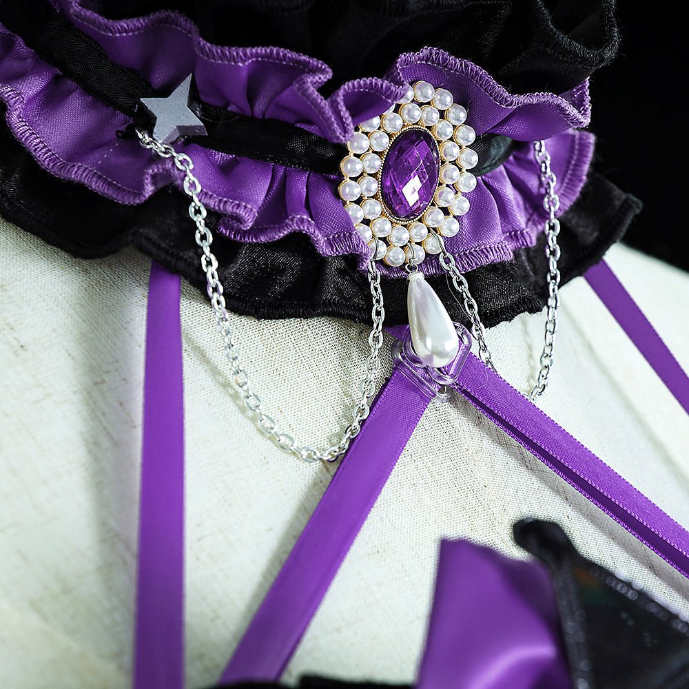 Colaboración Identity V x Sanrio - Traje de Cosplay de la Reina Sanguinaria - Fantasia Cosera