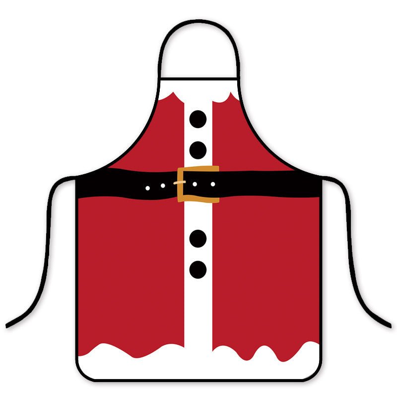 Delantal navideño impermeable, versión coreana de moda para cocina, hogar y restaurantes de hot pot - Fantasia Cosera