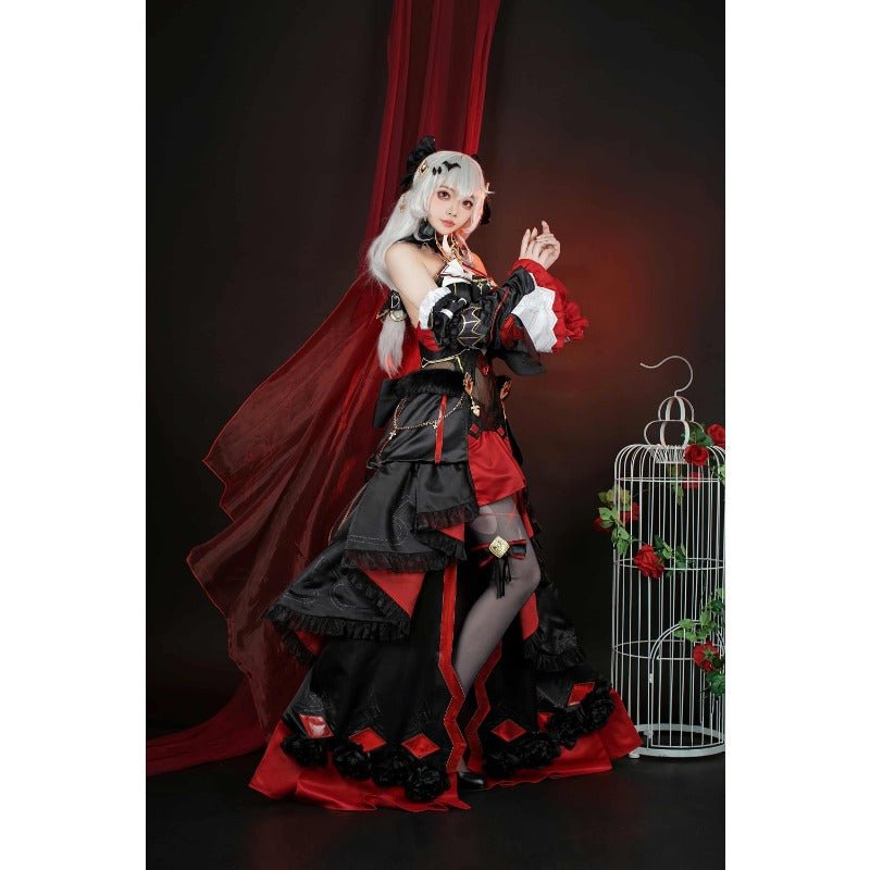 Traje de Cosplay de Theresa Apocalypse - Falda de Honkai Impact 3 para Mujeres - Fantasia Cosera