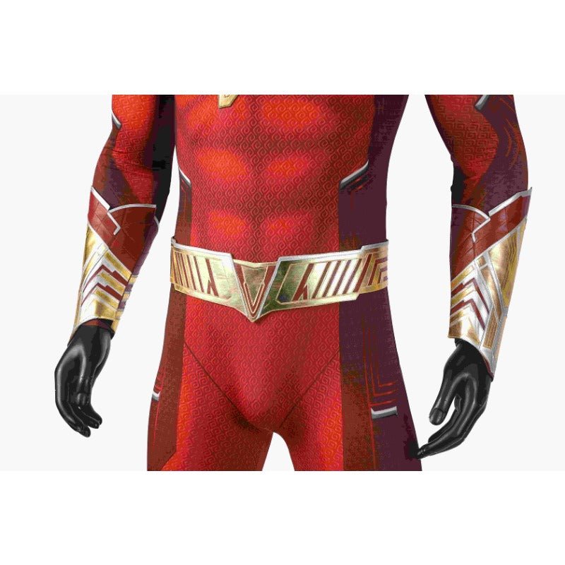 Traje Completo de Cosplay de Shazam de DC para Adultos para Fiestas de Halloween - Fantasia Cosera