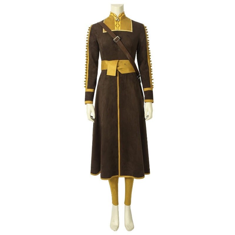 Traje de Cosplay de Anna, la Reina de Hielo 2 - Vestido de Princesa para Adultos - Fantasia Cosera