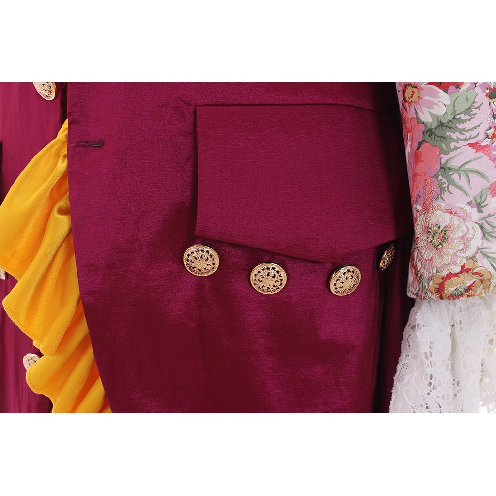 Traje Barroco Rococó Púrpura para Hombre | Elegante Disfraz Medieval para Bodas y Fiestas - Fantasia Cosera