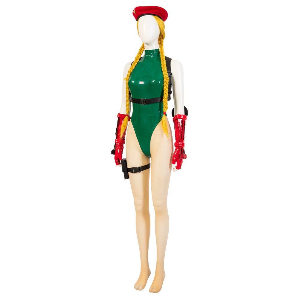 Traje de Cosplay de Cammy White Green de Street Fighter - Outfit de Personaje de Juego de Alta Calidad - Fantasia Cosera
