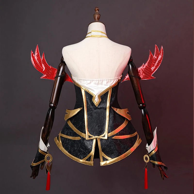 Traje de Cosplay de Ahri la Zorra de Nueve Colas de LOL para Mujer - Fantasia Cosera