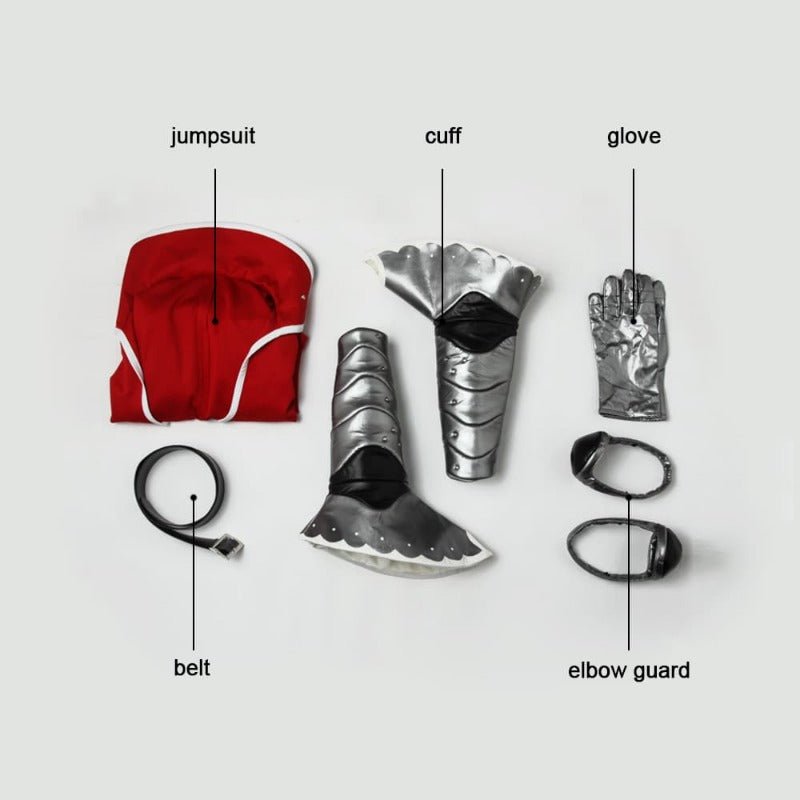 Traje de Cosplay de Zeldris Conjunto Completo | Outfit de Anime The Seven Deadly Sins - Fantasia Cosera