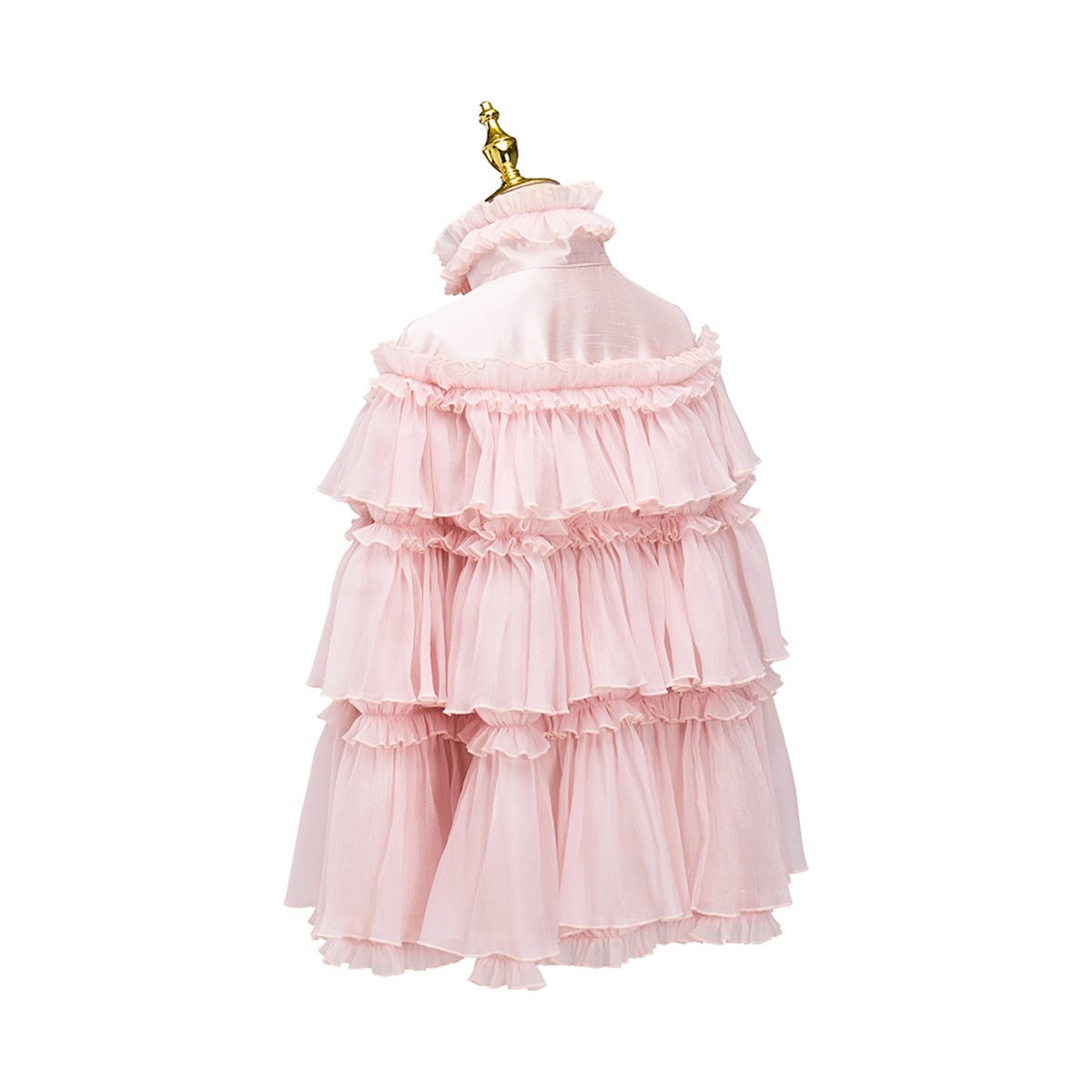 Capa Rosa de Longitud Media para Cosplay - Fantasia Cosera