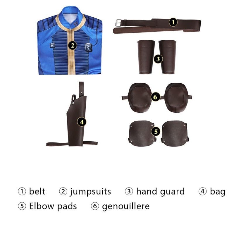 Traje de Cosplay de Lucy de la Serie de TV Fallout para Halloween y Role Play - Fantasia Cosera