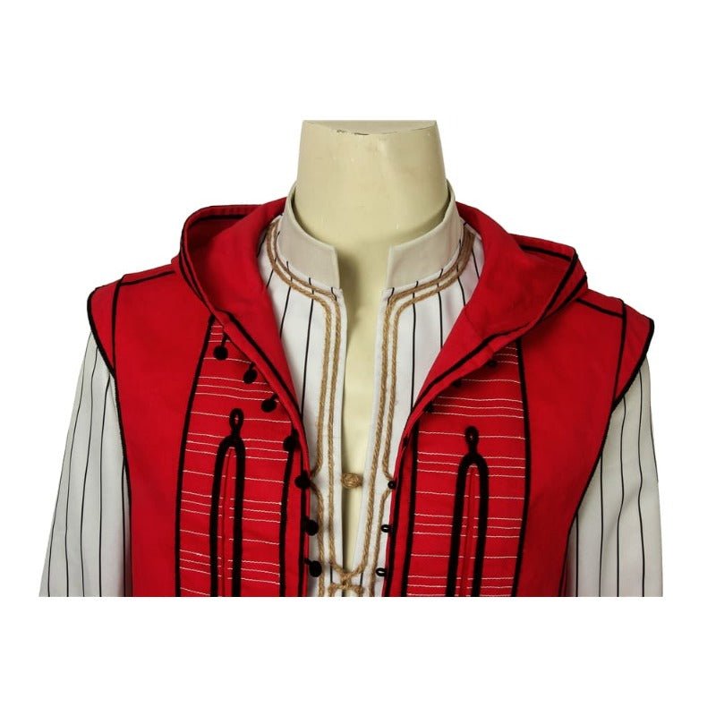 Traje de Cosplay de Aladdín Acción en Vivo - Disfraz de Príncipe Disney para Adultos - Fantasia Cosera