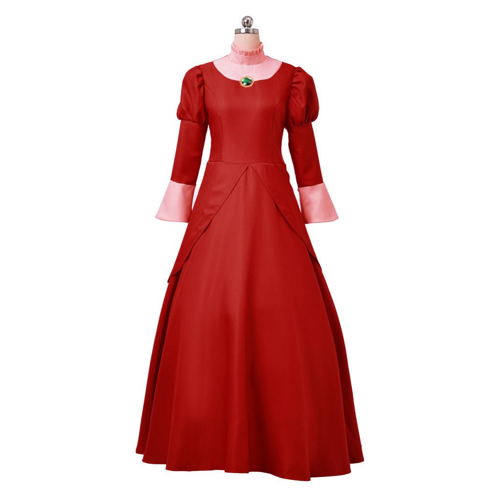Disfraz de Lady Tremaine | Vestido de Reina Roja para Mujer | Traje para Halloween y Serie Disney - Fantasia Cosera
