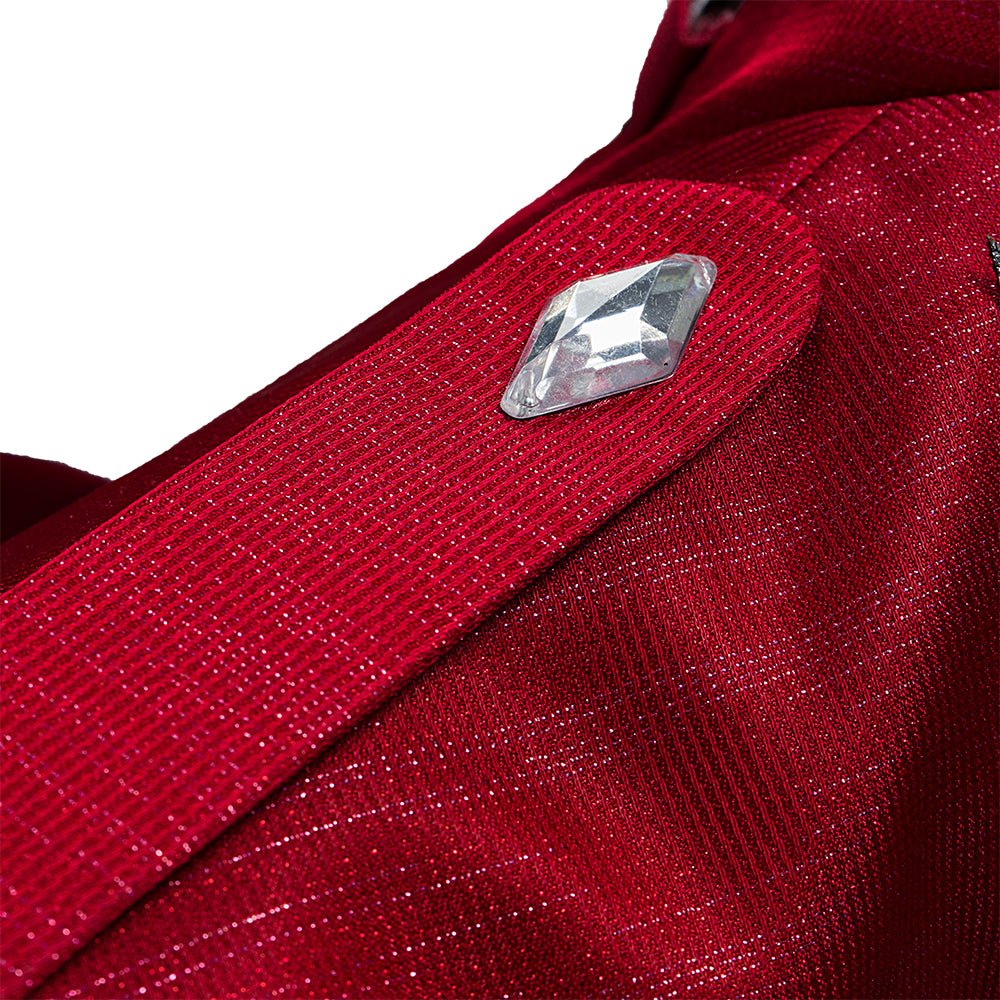 Sumérgete en la Noche con el Traje de Cosplay Diluc Atardecer Carmesí - Genshin Impact - Fantasia Cosera