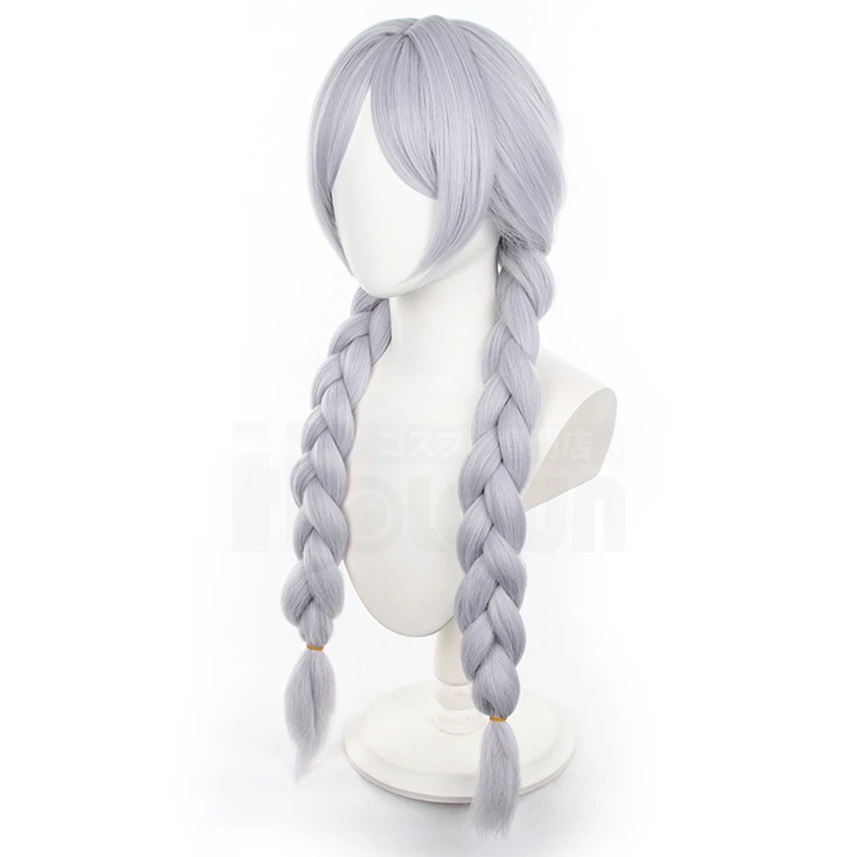 Peluca de Cosplay Frieren Más Allá del Fin del Viaje Anime Cabello Trenzado Rosa Ajustable Fibra Sintética Regalo Navidad - Fantasia Cosera