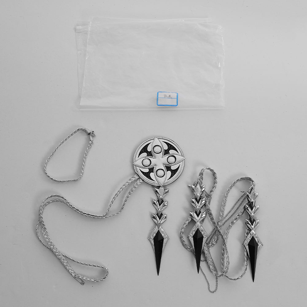 Traje de Cosplay de Pierro de Genshin Impact - Oficial - Fantasia Cosera