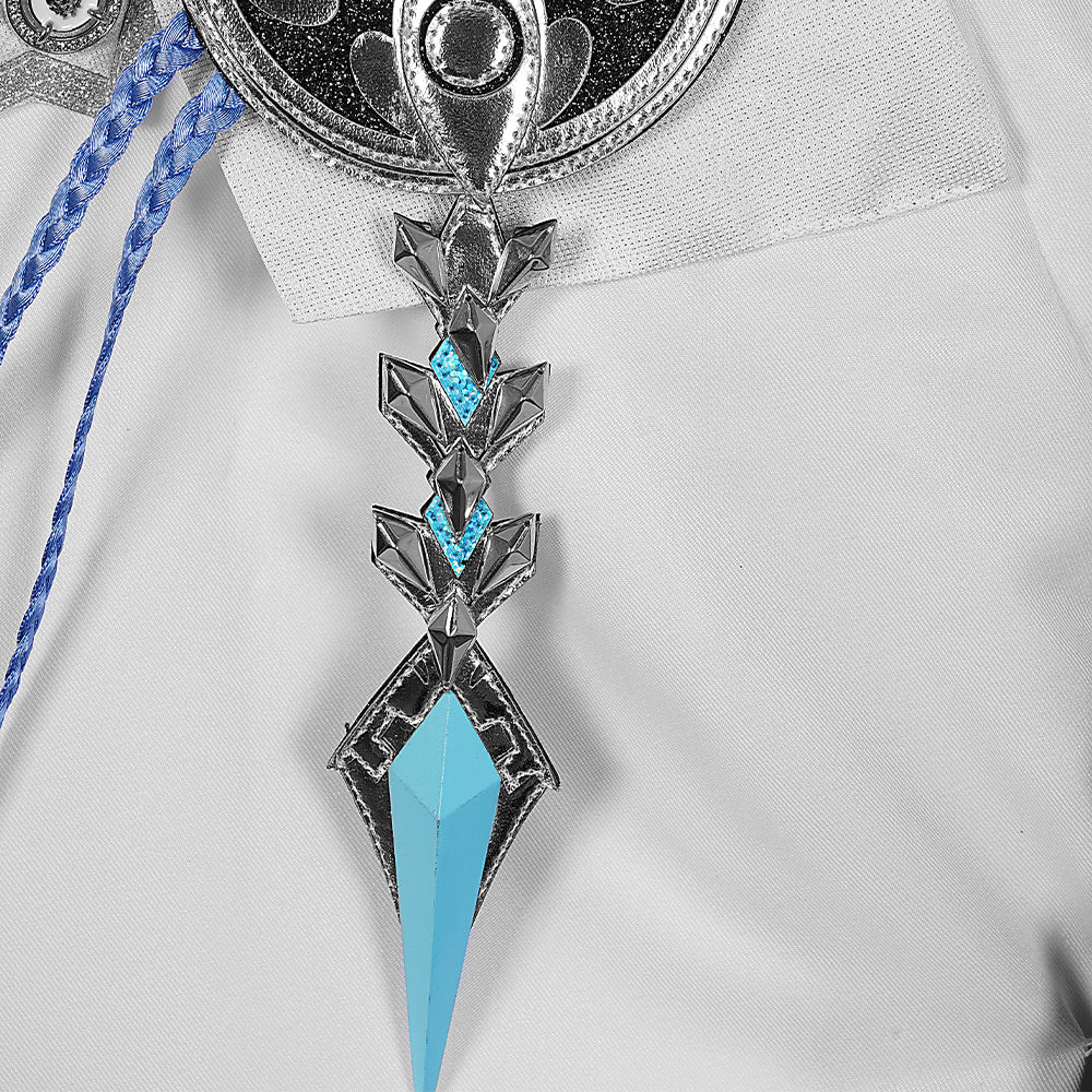 Traje de Genshin Impact Fatui Cloak para Pierr Pantalone Tartaglia Harlequin Doctor Sandrone Columbina Regretor - Fantasia Cosera