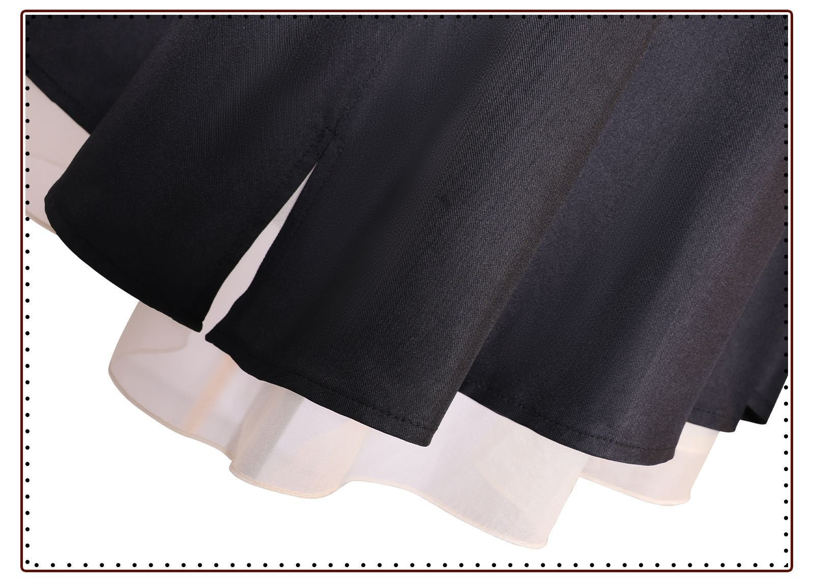 Traje de Cosplay de Wakana Mutsumi de BanG Dream! Ave Mujica - Estilo Gótico - Fantasia Cosera