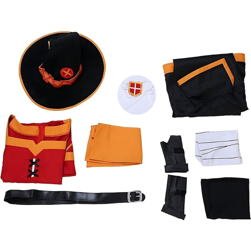 KonoSuba: ¡Bendición de Dios en este Mundo Maravilloso! Traje de Cosplay de Megumin - Fantasia Cosera