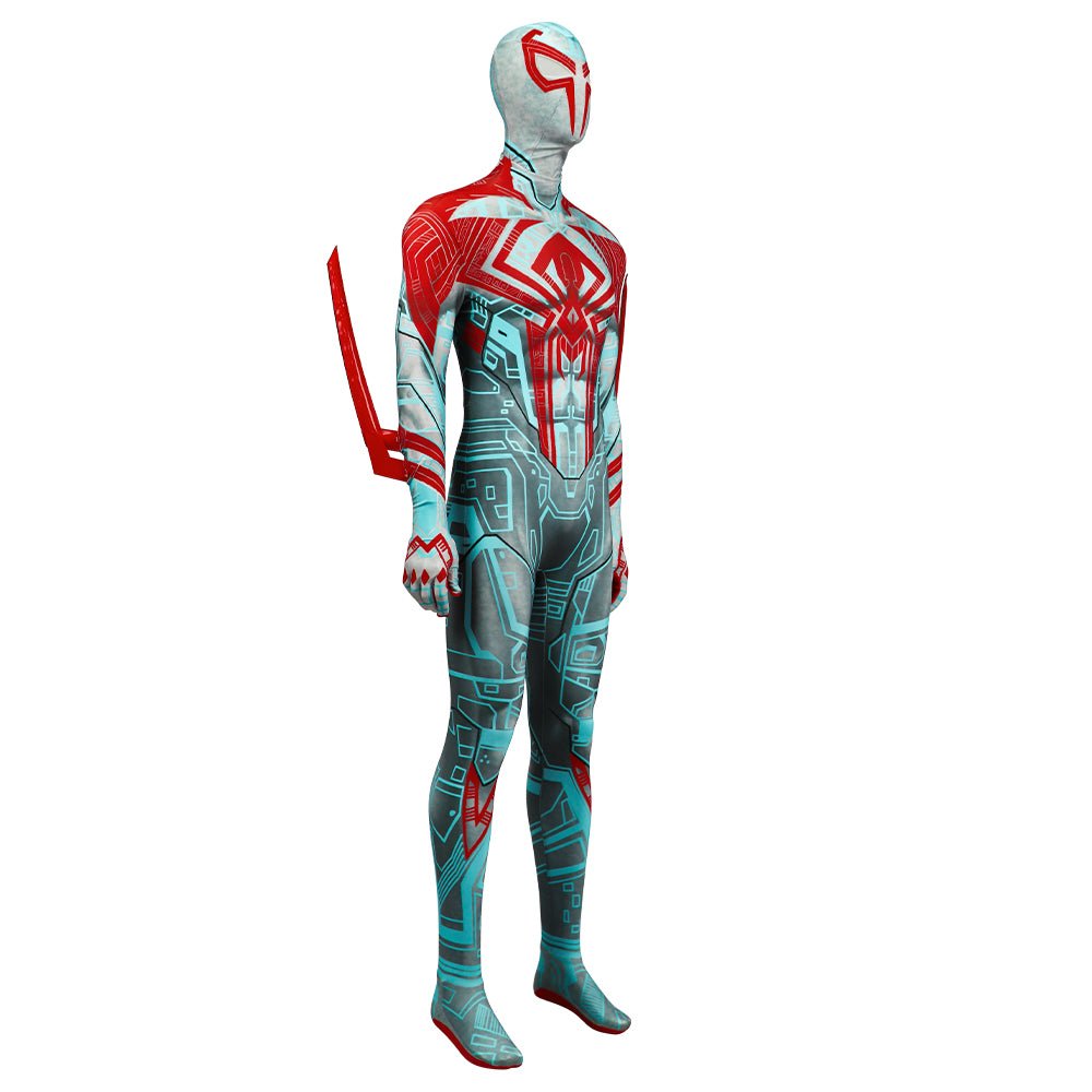 Traje de Cosplay de Spider-Man 2099, Disfraz de Superhéroe de Marvel para Halloween y Comic Con - Fantasia Cosera