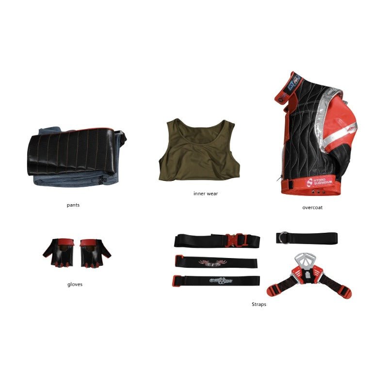 Traje Cosplay Panam Palmer Punk - Camisa, Pantalones, Abrigo, Cinturones, Botas, Hecho a Medida - Fantasia Cosera