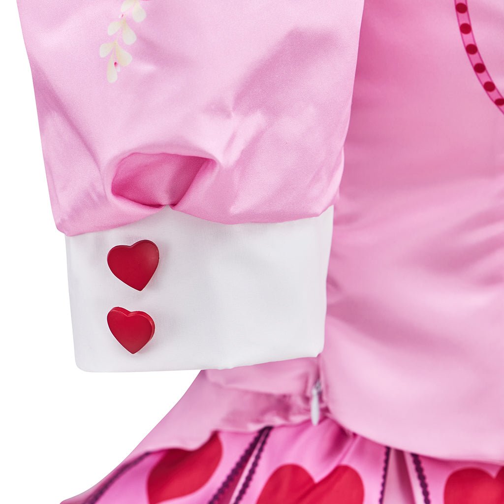 Vestidos para Niñas Descendientes 4 Traje de Cosplay Rojo – Vestido de Princesa para Halloween y Carnaval - Fantasia Cosera