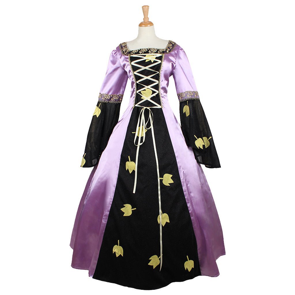 Vestido Medieval Victoriano Edwardiano Colonial para Mujer – Traje de Baile para Fiesta de Te, Hecho a Medida para Carnaval y Eventos - Fantasia Cosera