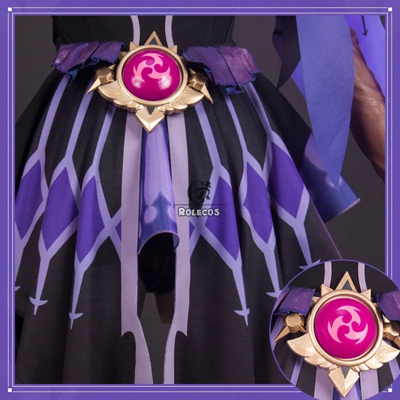 Traje de Cosplay de Fischl de Genshin Impact para Mujer - Conjunto Completo - Fantasia Cosera