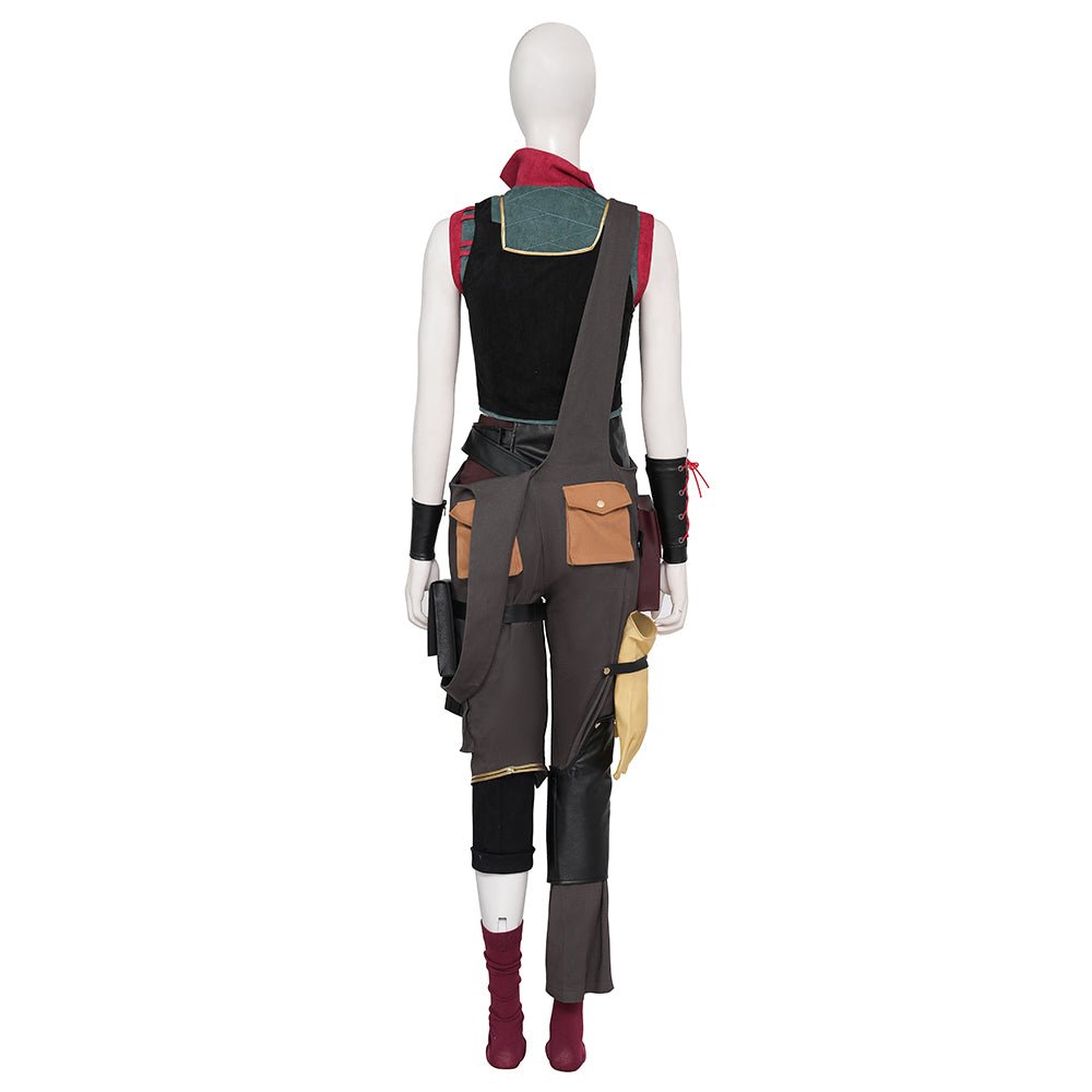 Traje de Cosplay de Arcane Jinx - Estilo Chaleco Explosivo de Double City War 2 - Fantasia Cosera